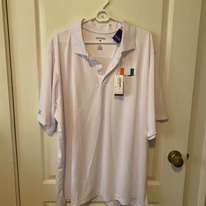 NWT Antigua brand University of Miami mens golf polo shirt